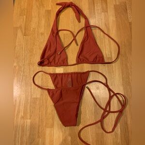 OMRAY Little Croissants Bikini Burnt Orange